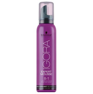 Schwarzkopf Professional Igora Expert Mousse koloryzująca pianka do włosów 8-1 Lekki Popielaty Blond 100ml (P1)