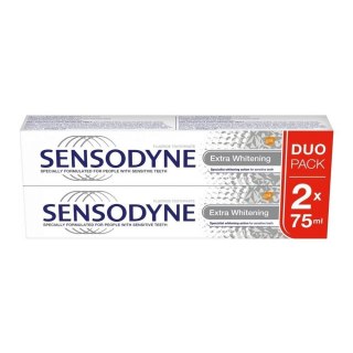 Sensodyne Extra Whitening pasta do zębów z fluorkiem 2x75ml (P1)