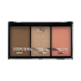 Wibo 3 Steps To Perfect Face Contouring Palette paleta do konturowania twarzy 10g (P1)