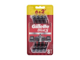 Gillette Blue3 Red Maszynka do golenia 8 szt (M) (P2)