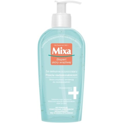 MIXA Oczyszczający żel myjący bez mydła przeciw niedoskonałościom 200ml (P1)