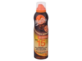 Malibu Continuous Spray Dry Oil SPF15 Preparat do opalania ciała Olejek 175 ml (U) (P2)