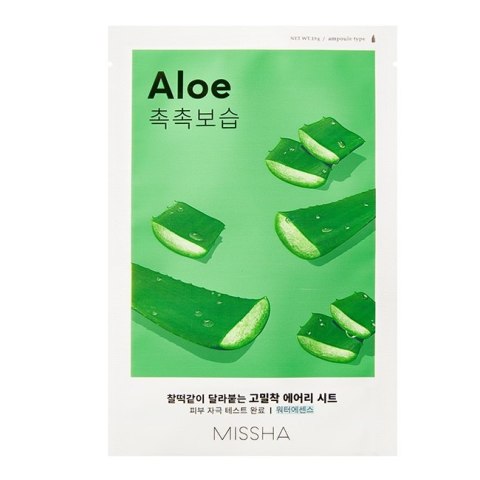 Missha Airy Fit Sheet Mask nawilżająco-uelastyczniająca maseczka w płachcie z aloesem Aloe 19ml (P1)