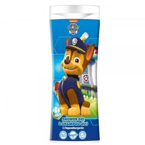 Paw Patrol Chase żel pod prysznic i szampon 2w1 Guma Balonowa 300ml (P1)