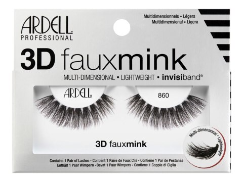 Ardell Black 3D Faux Mink 860 Sztuczne rzęsy 1 szt (W) (P2)