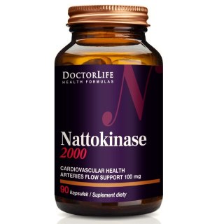 Doctor Life Nattokinase 2000 100mg suplement diety 90 kapsułek (P1)