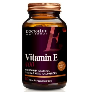 Doctor Life Vitamin E-400 268mg suplement diety 60 kapsułek (P1)