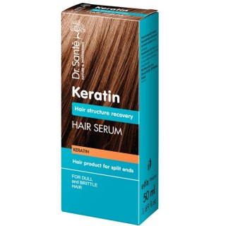 Dr. Sante Keratin Hair Serum odbudowujące serum do włosów matowych i łamliwych 50ml (P1)