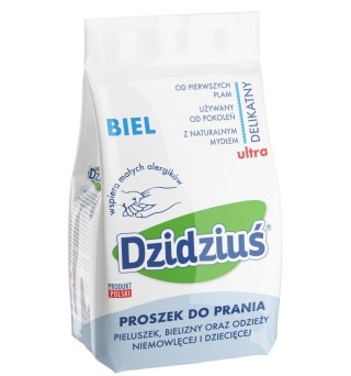 Dzidziuś Hipoalergiczny proszek do prania odzieży niemowlęcej i dziecięcej Biel 1.5kg (P1)