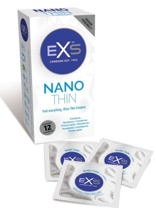 EXS Nano Thin ultra cienkie prezerwatywy 12szt. (P1)