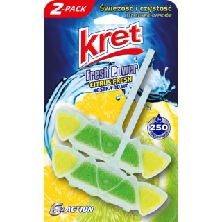 Kret Fresh Power zawieszka do WC Citrus Fresh 2x40g (P1)