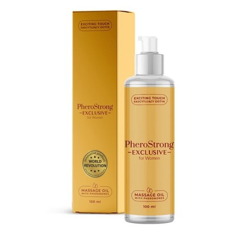 PheroStrong Exclusive For Women Massage Oil With Pheromones olejek do masażu z feromonami 100ml (P1)