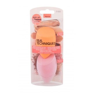 Real Techniques Miracle Complexion Sponge Aplikator 1 szt Gąbeczka na podkład w płynie 1 szt. + gąbeczka do pudru 1 szt. (W) (P2