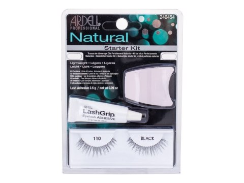 Ardell Sztuczne rzęsy Demi Wispies 110 1 para + Klej do rzęs 2,5 g + Aplikator Black Natural 110 Sztuczne rzęsy 1 szt (W) (P2)