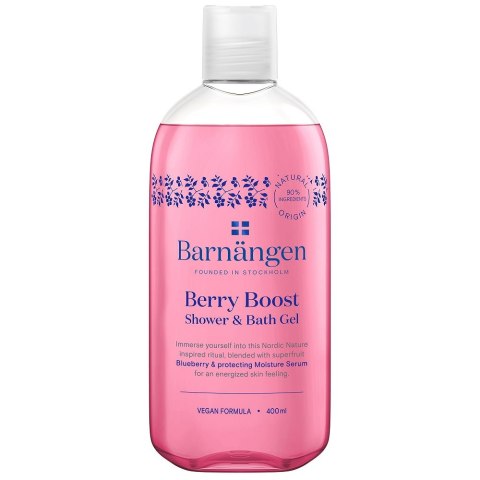 Barnängen Berry Boost Shower Bath Gel żel do kąpieli i pod prysznic z olejkiem z czarnych jagód 400ml (P1)