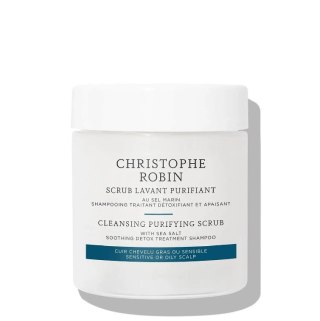 Christophe Robin Cleansing Purifying Scrub With Sea Salt detoksykujący szampon złuszczający do przetłuszczającej się skóry głowy