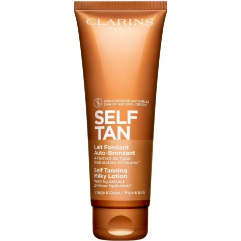 Clarins Self Tan Self Tanning Milky Lotion mleczny samoopalający balsam do twarzy i ciała 125ml (P1)