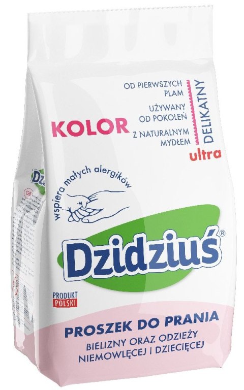 Dzidziuś Ultra delikatny proszek do prania odzieży niemowlęcej i dziecięcej Kolor 1.5kg (P1)