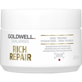 Goldwell Dualsenses Rich Repair 60sec Treatment kuracja do włosów zniszczonych 200ml (P1)