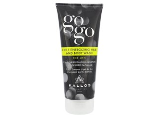 Kallos Cosmetics Gogo 2 in 1 Energizing Hair And Body Wash Żel pod prysznic 200 ml (M) (P2)