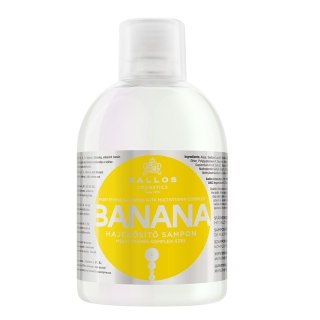 Kallos KJMN Banana Fortifying Shampoo wzmacniający szampon do włosów z kompleksem multiwitaminowym 1000ml (P1)