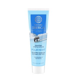 Natura Siberica Natural Black Whitening Toothpaste naturalna wybielająca czarna pasta wybielająca Polar Night 100g (P1)