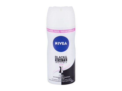 Nivea Black White Invisible Clear 48h Antyperspirant Dezodorant w spray'u 100 ml (W) (P2)