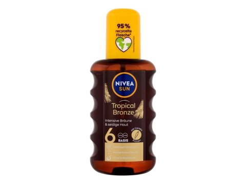 Nivea Sun Tropical Bronze Oil Spray SPF6 Preparat do opalania ciała Olejek 200 ml (U) (P2)