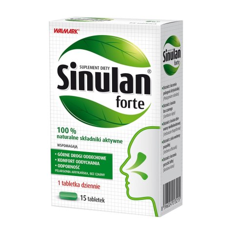 Sinulan Forte suplement diety 15 tabletek (P1)