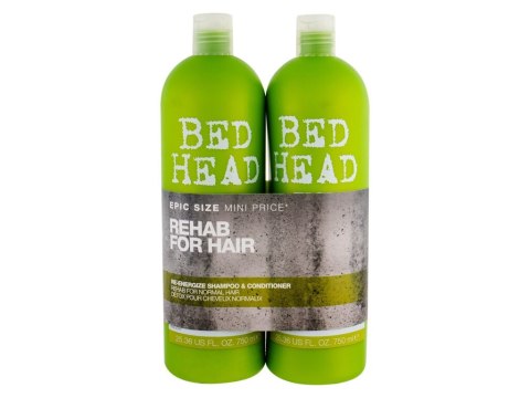 Tigi 750ml Bed Head Re-Energize Shampoo + 750ml Bed Head Re-Energize Conditioner Bed Head Re-Energize Szampon do włosów 750 ml 