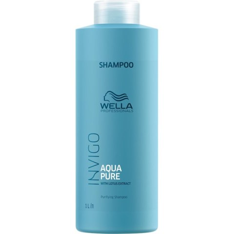 Wella Professionals Invigo Aqua Pure Purifying Shampoo oczyszczający szampon do włosów z ekstraktem z lotosu 1000ml (P1)