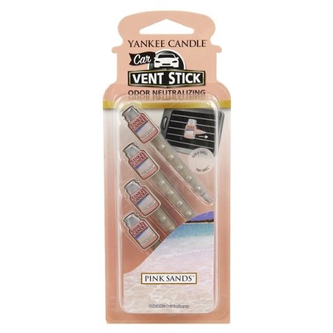 Yankee Candle Vent Stick Pink Sands Zapach samochodowy 4 szt (U) (P2)