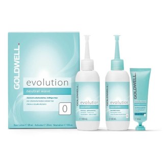 Goldwell Evolution Neutral Wave Typ 0 zestaw do ondulacji lotion bazowy 60ml + lotion aktywujący 100ml + utrwalacz 20ml (P1)