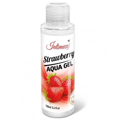 Intimeco Strawberry Aqua Gel nawilżający żel intymny o aromacie truskawkowym 100ml (P1)