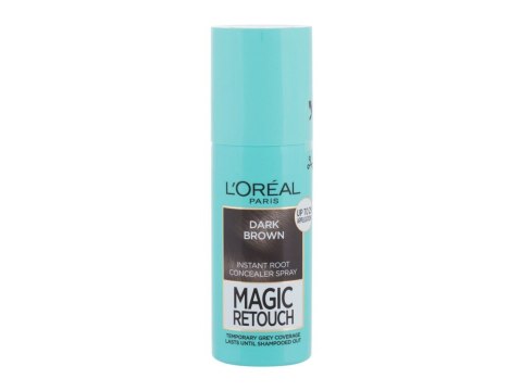 L'Oréal Paris Dark Brown Magic Retouch Instant Root Concealer Spray Farba do włosów Wszystkie typy włosów 75 ml (W) (P2)