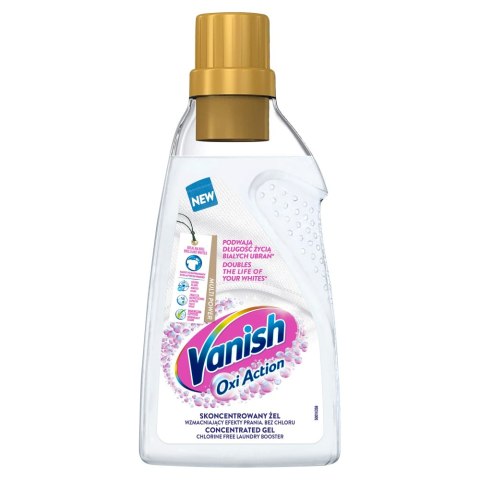 Vanish Oxi Action odplamiacz do białych tkanin w żelu 750ml (P1)