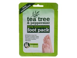 Xpel Tea Tree Tea Tree Peppermint Deep Moisturising Foot Pack Maseczka do nóg 1 szt (W) (P2)