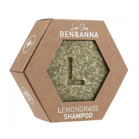 BenAnna Shampoo szampon do włosów w kostce Lemongrass 60g (P1)