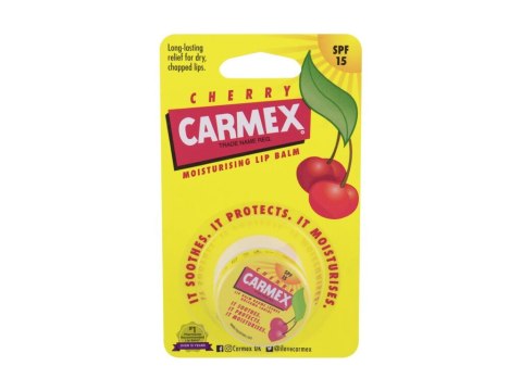 Carmex Cherry SPF15 Balsam do ust Średnia ochrona SPF 15-25 7,5 g (W) (P2)