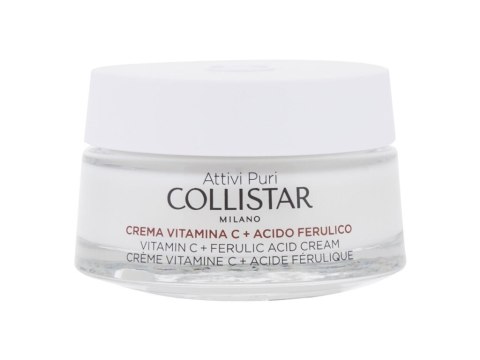 Collistar Pure Actives Vitamin C + Ferulic Acid Cream Krem do twarzy na dzień Rozświetlenie 50 ml (W) (P2)