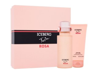 Iceberg Edt 125 ml + Mleczko do ciała 100 ml Twice Rosa Woda toaletowa 125 ml (W) (P2)