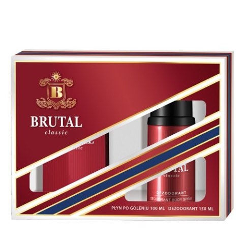 La Rive Brutal Classic zestaw płyn po goleniu 100ml + dezodorant spray 150ml (P1)