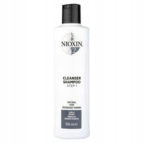 NIOXIN System 2 Cleanser Shampoo oczyszczający szampon do włosów normalnych znacznie przerzedzonych 300ml (P1)