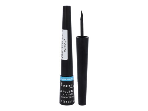 Rimmel London 003 Black Exaggerate Waterproof Eyeliner Płynny 2,5 ml (W) (P2)