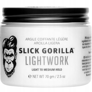 Slick Gorilla Lightwork matowa glinka do włosów 70g (P1)