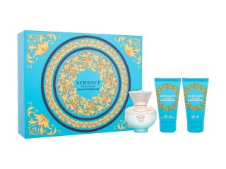 Versace Edt 50 ml + Żel pod prysznic 50 ml + Żel do ciała 50 ml Pour Femme Dylan Turquoise Woda toaletowa 50 ml (W) (P2)