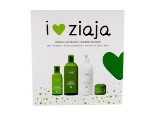 Ziaja Żel pod prysznic 500 ml + Mleczko do ciała 400 ml + Krem na dzień 50 ml + Woda micelarna 200 ml Natural Olive Żel pod prys