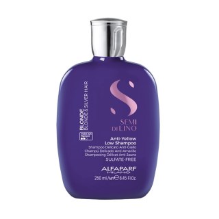 Alfaparf Semi Di Lino Blonde Anti-Yellow Low Shampoo delikatny szampon do włosów blond i rozjaśnianych 250ml (P1)