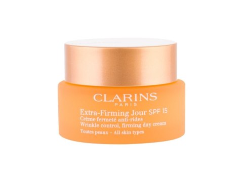 Clarins Extra-Firming Jour SPF 15 Krem do twarzy na dzień Linie mimiczne i zmarszczki 50 ml (W) (P2)