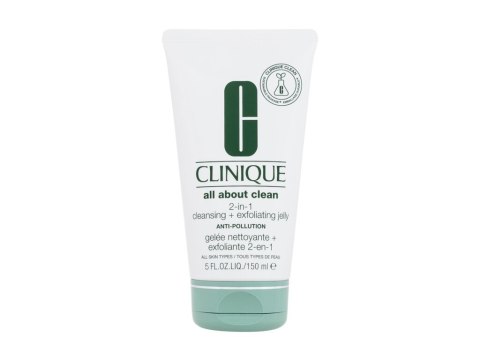 Clinique All About Clean 2-IN-1 Cleansing + Exfoliating Jelly Żel oczyszczający 150 ml (W) (P2)